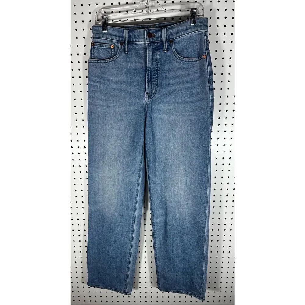 Madewell high rise vintage straight denim jeans